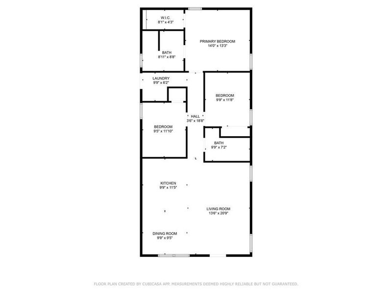 2D floor plan layout of this home in , Atlanta, GA (Image 4).