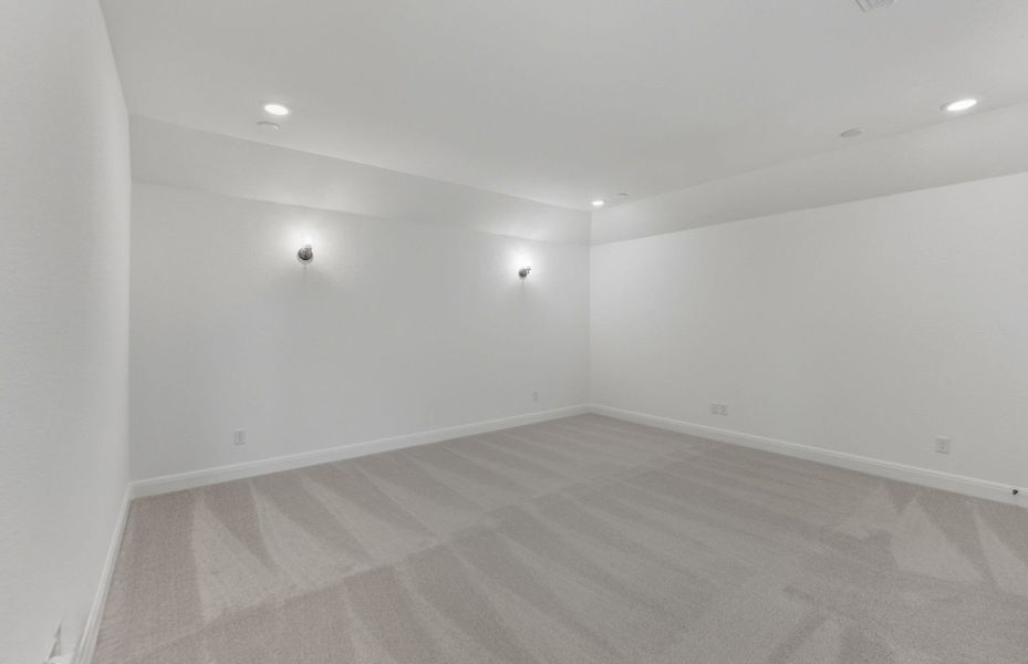 Spacious, unfurnished interior of a new home in Saddleback at Santa Rita Ranch, Liberty Hill (Image 29). Spacious, unfurnished interior of a new home in Saddleback at Santa Rita Ranch, Liberty Hill (Image 29).