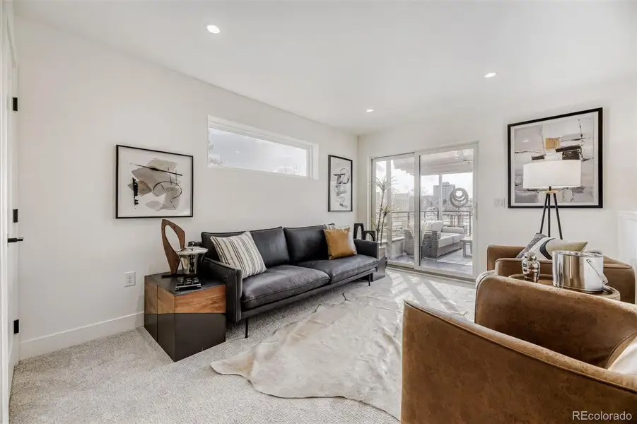 Furnished interior view inside a new home in , Denver (Image 7).