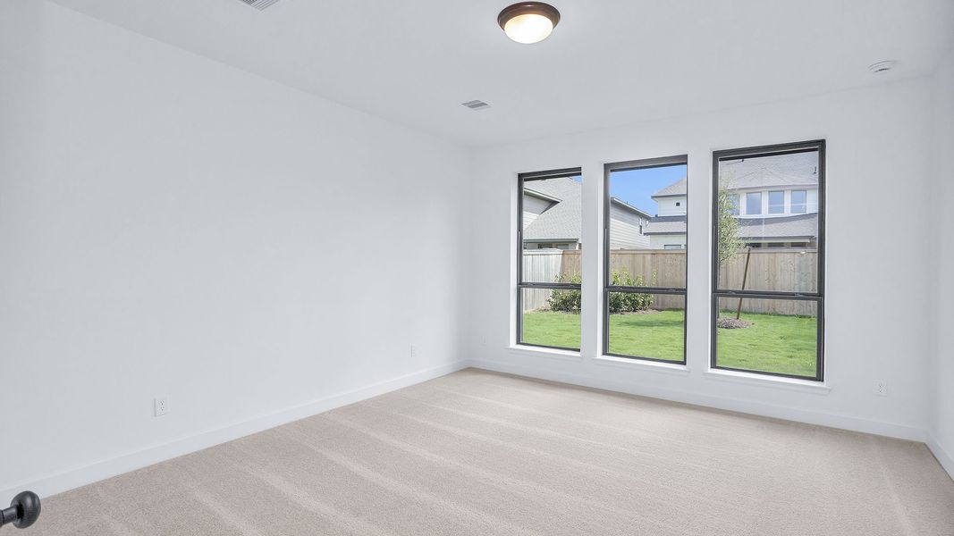 Spacious, unfurnished interior of a new home in Bridgeland, Cypress (Image 11).