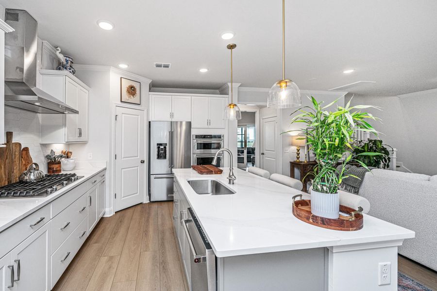 Furnished interior view inside a new home in Sea Island Preserve, Johns Island (Image 10).
