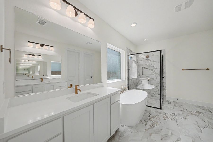 Furnished interior view inside a new home in Aster Park, McKinney (Image 10).