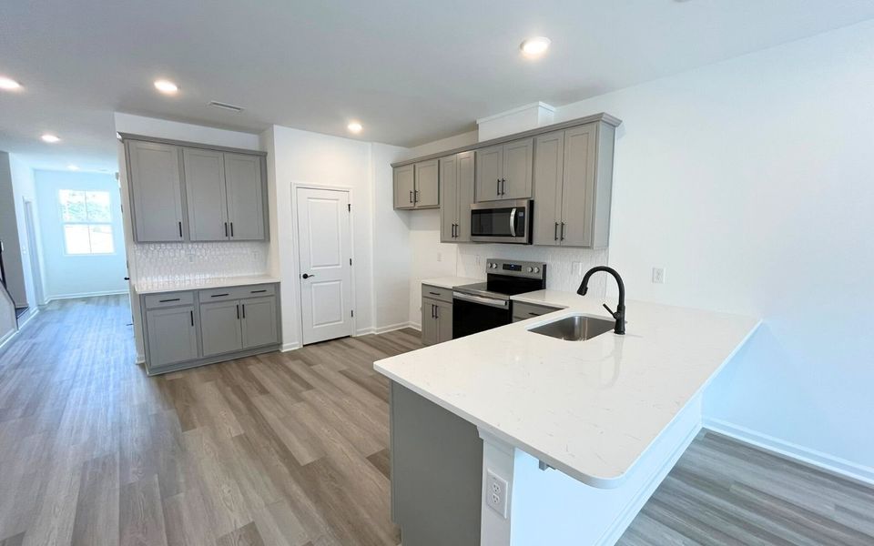 Furnished interior view inside a new home in Wendell Falls, Wendell (Image 6).