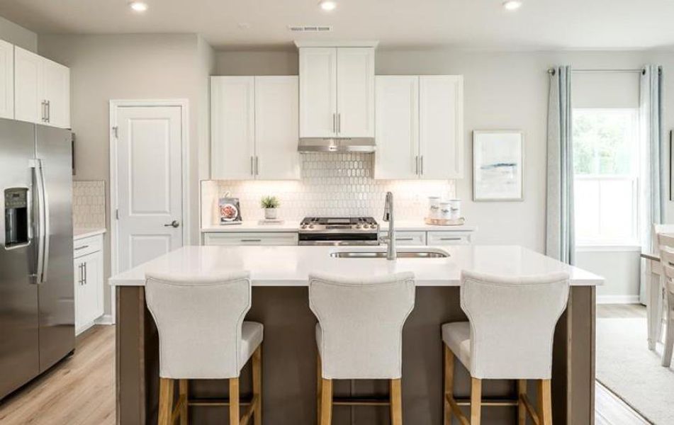 Furnished interior view inside a new home in Heritage Grove, Calhoun (Image 13).