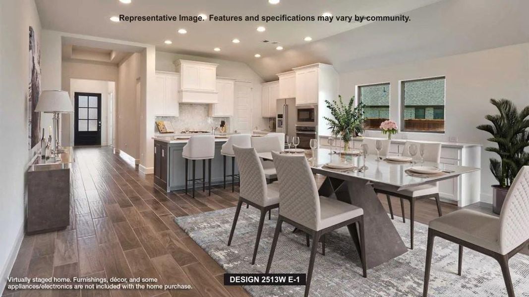 Furnished interior view inside a new home in Lakewood Village, Lakewood Village (Image 5).