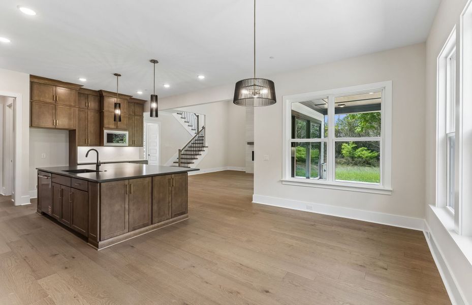 Representative furnished interior of a home built from the Harrington by John Wieland in Willow Ridge, Nolensville (Image 18).
