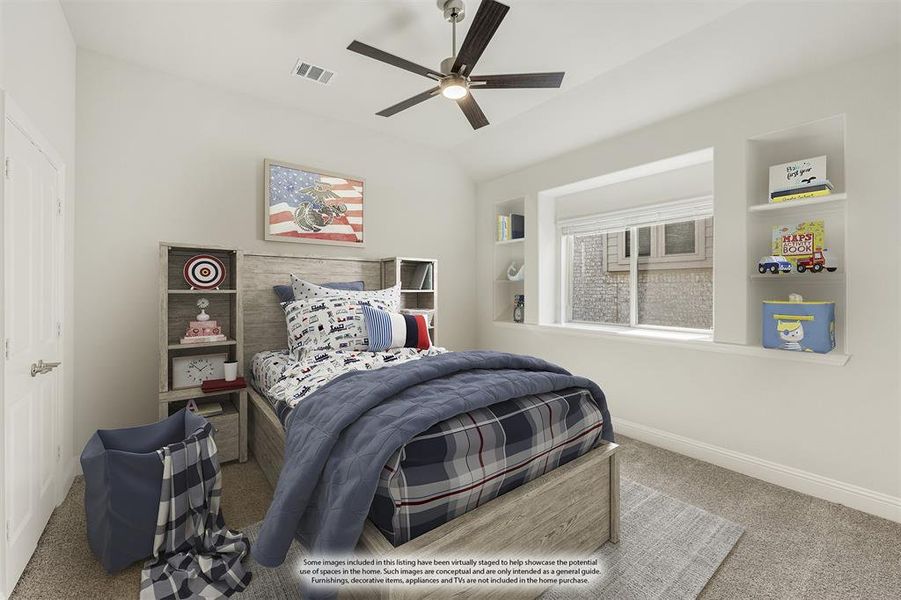 Furnished interior view inside a new home in Legacy Ranch Classic 60, Melissa (Image 8).