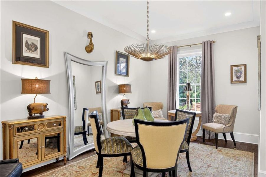 Furnished interior view inside a new home in , Roswell (Image 13).