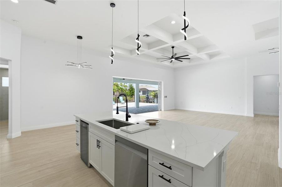 Furnished interior view inside a new home in , Cape Coral (Image 7).