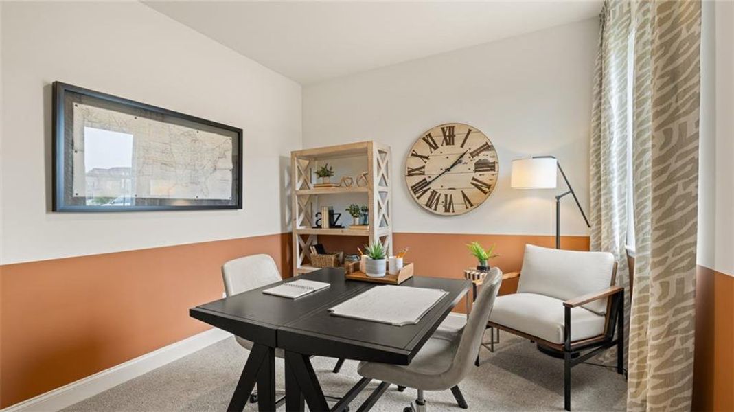 Furnished interior view inside a new home in The Gates at Pates Creek, Hampton (Image 12).