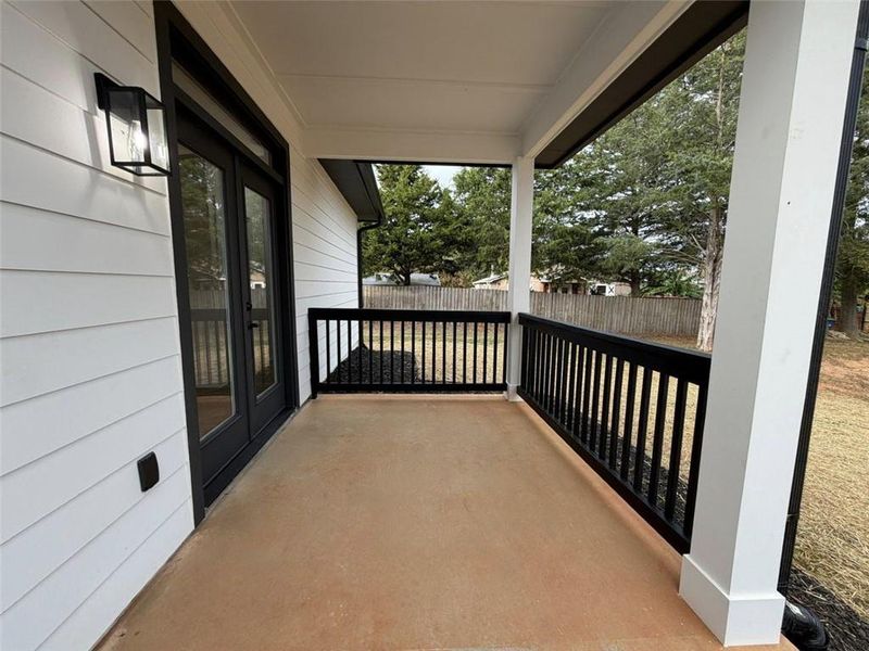 Exterior details and patio area of a home in , Monroe (Image 17).