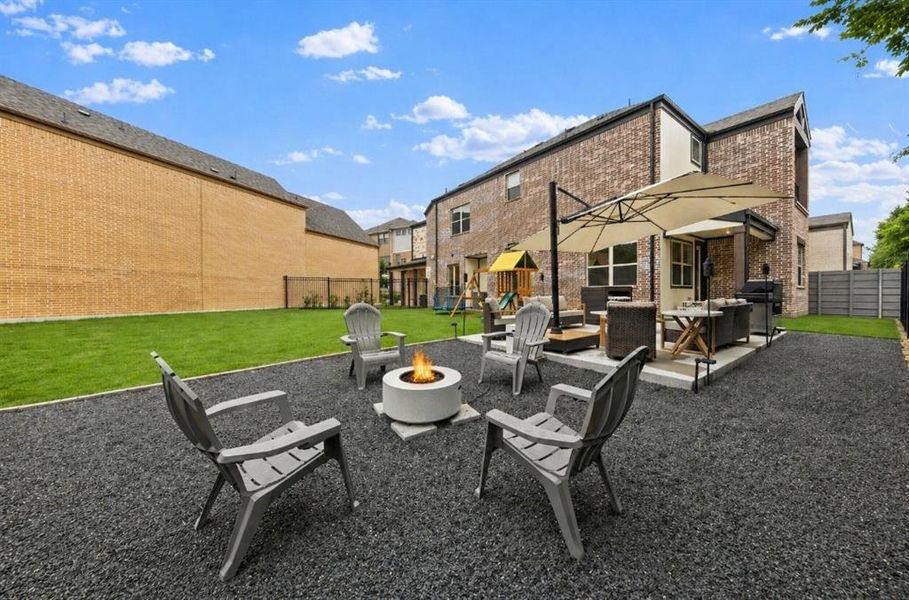 Exterior details and patio area of a home in , Dallas (Image 20). Exterior details and patio area of a home in , Dallas (Image 20).