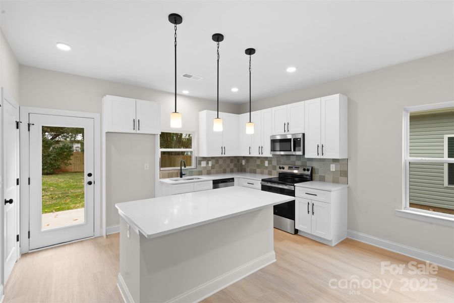 Furnished interior view inside a new home in , Charlotte (Image 8).