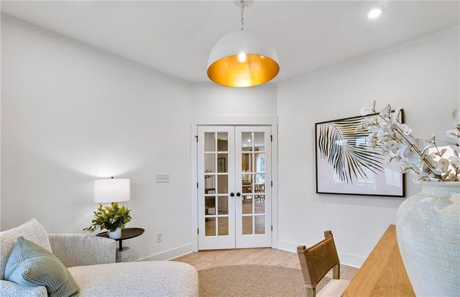 Furnished interior view inside a new home in Hunters Creek, Flowery Branch (Image 15).