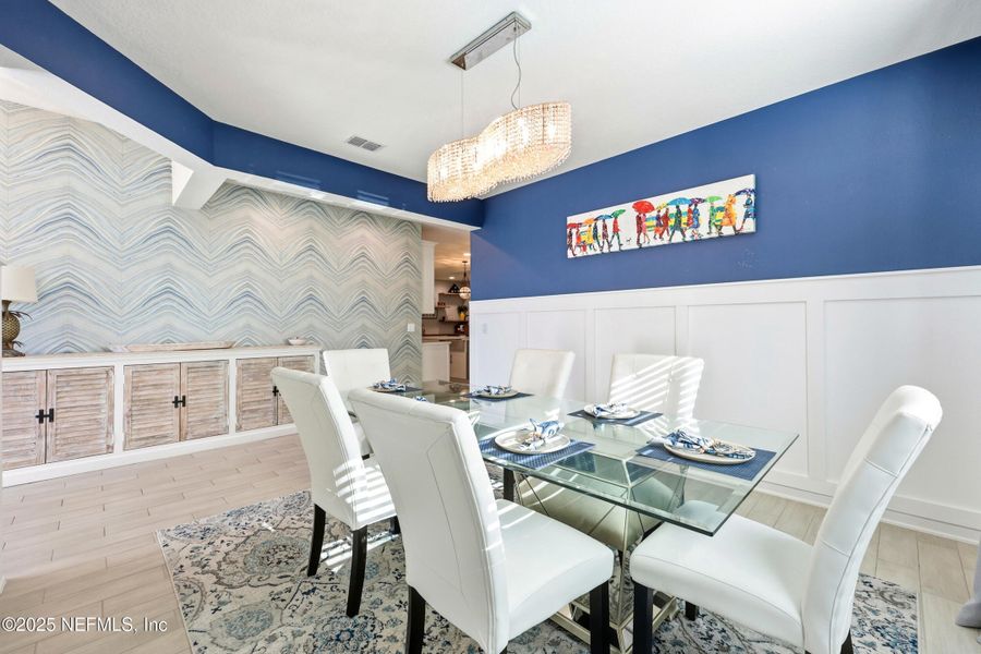 Furnished interior view inside a new home in Silver Landing at SilverLeaf, St. Augustine (Image 8).