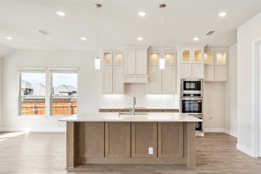 Furnished interior view inside a new home in Hayes Crossing, Midlothian (Image 6).