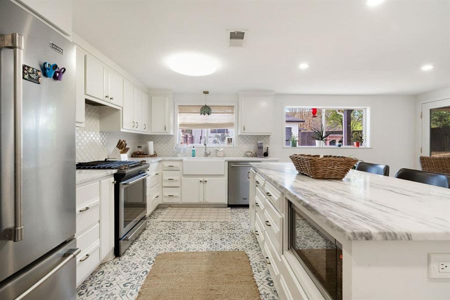 Furnished interior view inside a new home in , Paris (Image 9).