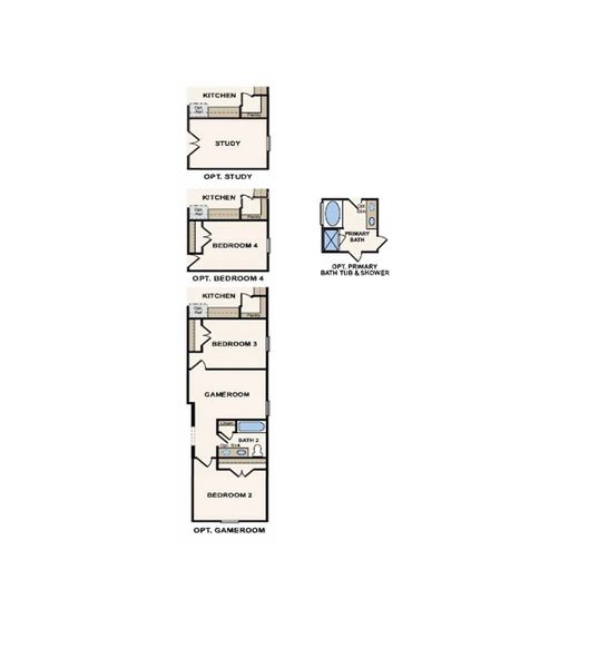 2D floor plan layout for the Davis by Century Communities in Mirabella, Brookshire, TX (Image 3). 2D floor plan layout for the Davis by Century Communities in Mirabella, Brookshire, TX (Image 3).