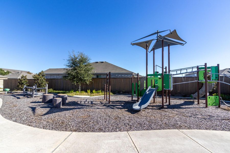 Neighborhood playground. Neighborhood playground.