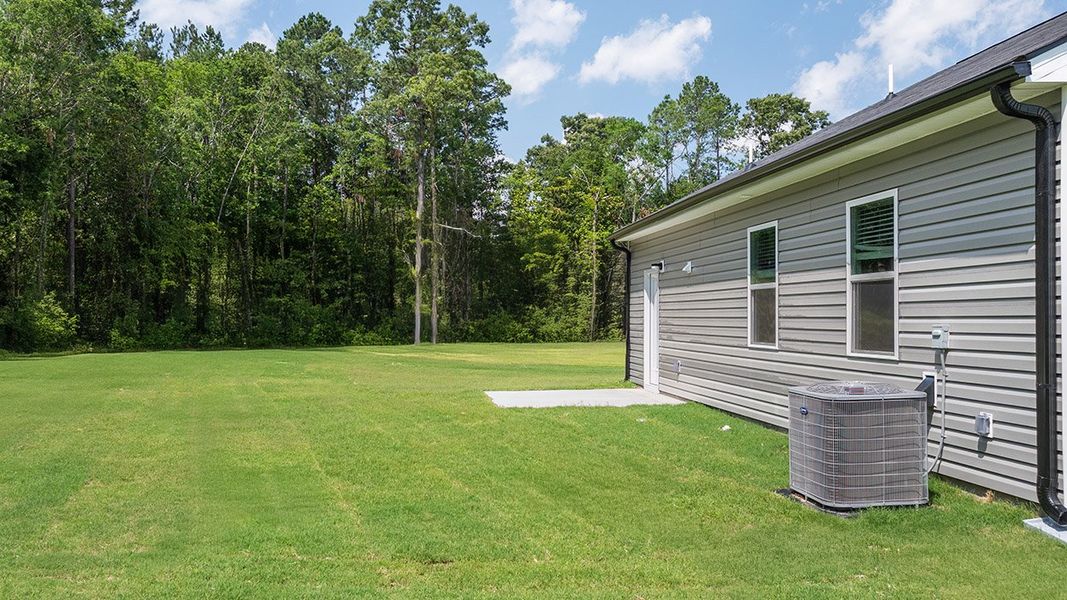 Exterior details and patio area of a home in Bellemeade Landing, Augusta (Image 2).