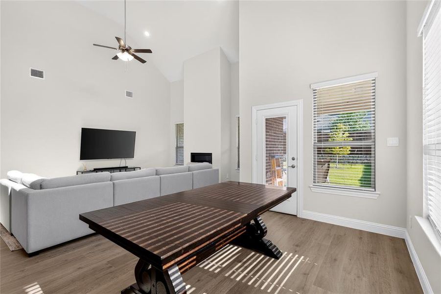 Furnished interior view inside a new home in , Little Elm (Image 18). Furnished interior view inside a new home in , Little Elm (Image 18).