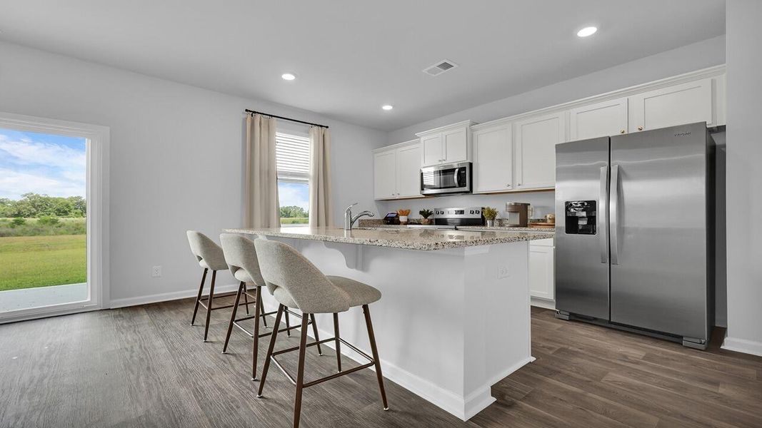 Furnished interior view inside a new home in The Ranch, Holly Hill (Image 34). Furnished interior view inside a new home in The Ranch, Holly Hill (Image 34).