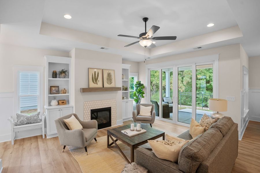 Furnished interior view inside a new home in The Sanctuary at Sunset Beach, Sunset Beach (Image 7).