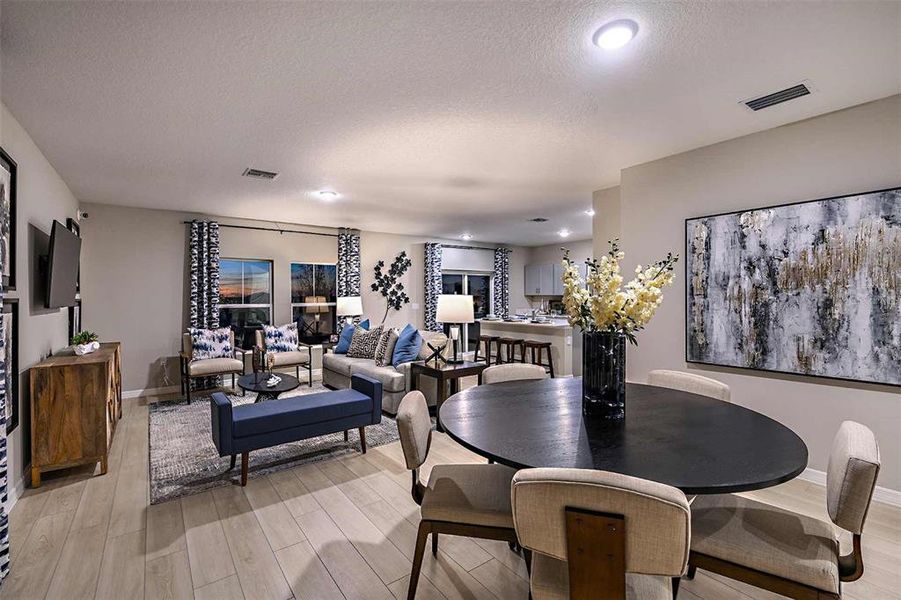 Furnished interior view inside a new home in Scenic Terrace, Haines City (Image 10).