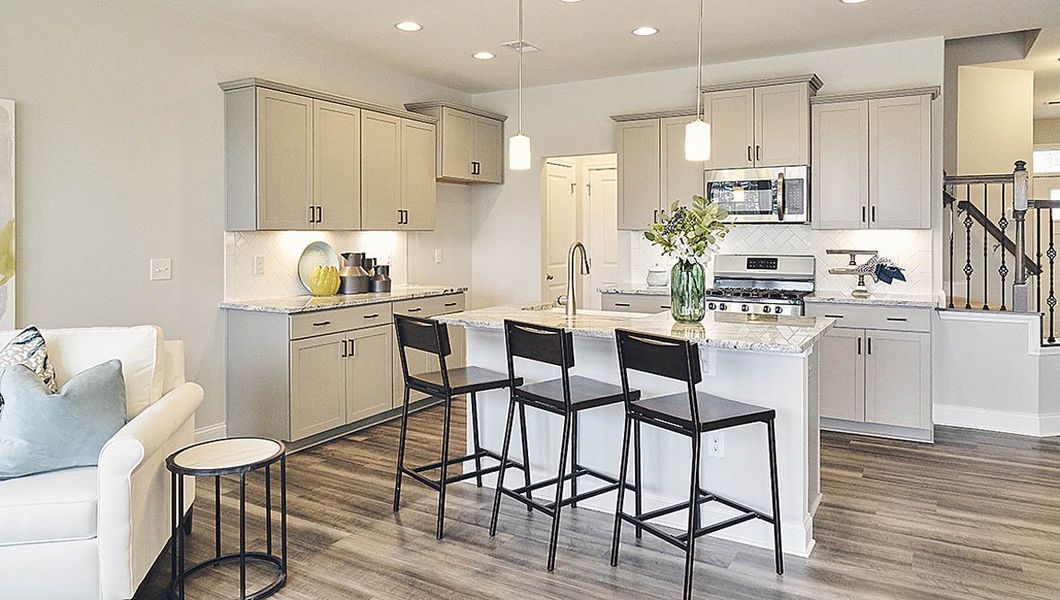 Furnished interior view inside a new home in The Grove at Glennview, Kernersville (Image 9).
