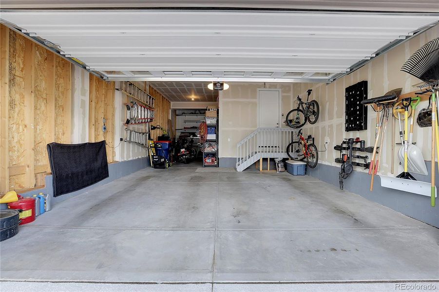 Tandem 3 car garage