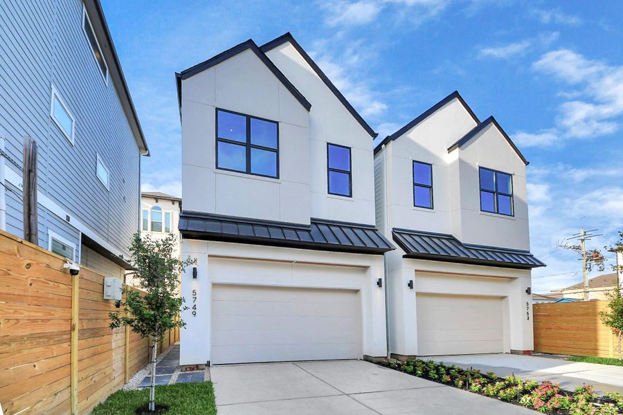 Front exterior of a new home in , Houston, TX, highlighting curb appeal (Image 20). Front exterior of a new home in , Houston, TX, highlighting curb appeal (Image 20).