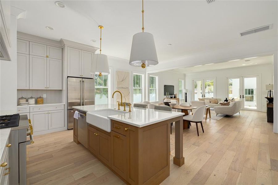 Furnished interior view inside a new home in , St. Petersburg (Image 33).