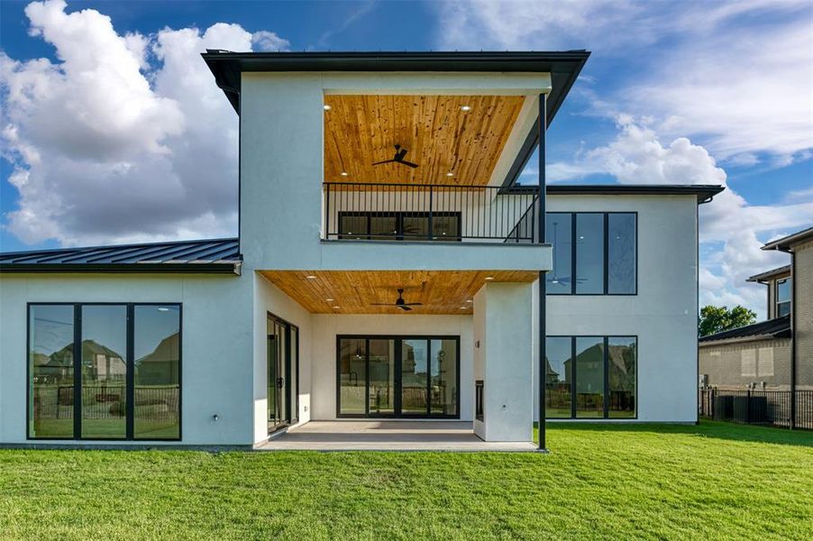 Exterior details and patio area of a home in , Heath (Image 4). Exterior details and patio area of a home in , Heath (Image 4).