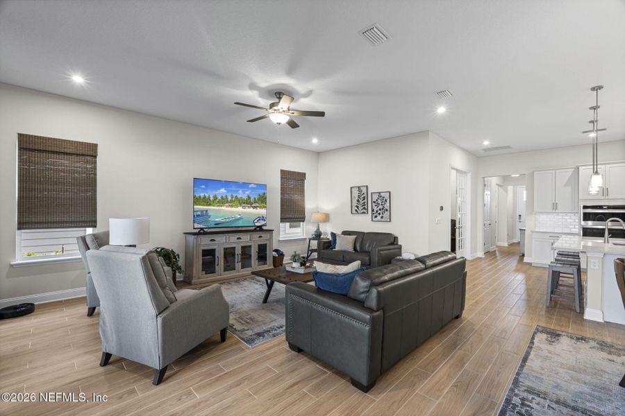 Furnished interior view inside a new home in RiverTown - WaterSong, St. Johns (Image 11).