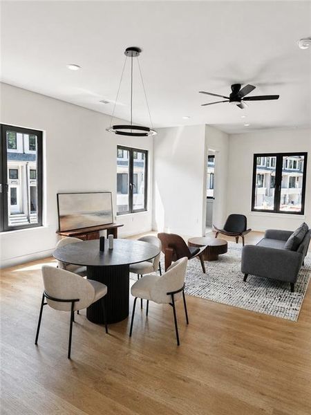Furnished interior view inside a new home in , Suwanee (Image 7).