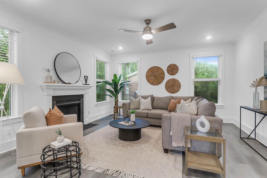 Furnished interior view inside a new home in , Summerville (Image 32).