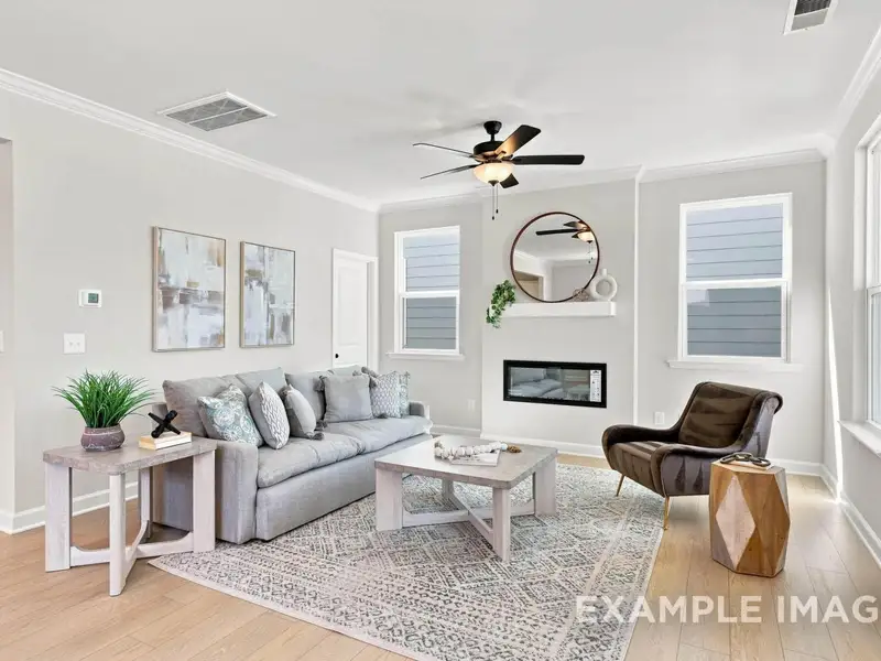 Furnished interior view inside a new home in Forestville Yard, Knightdale (Image 9).