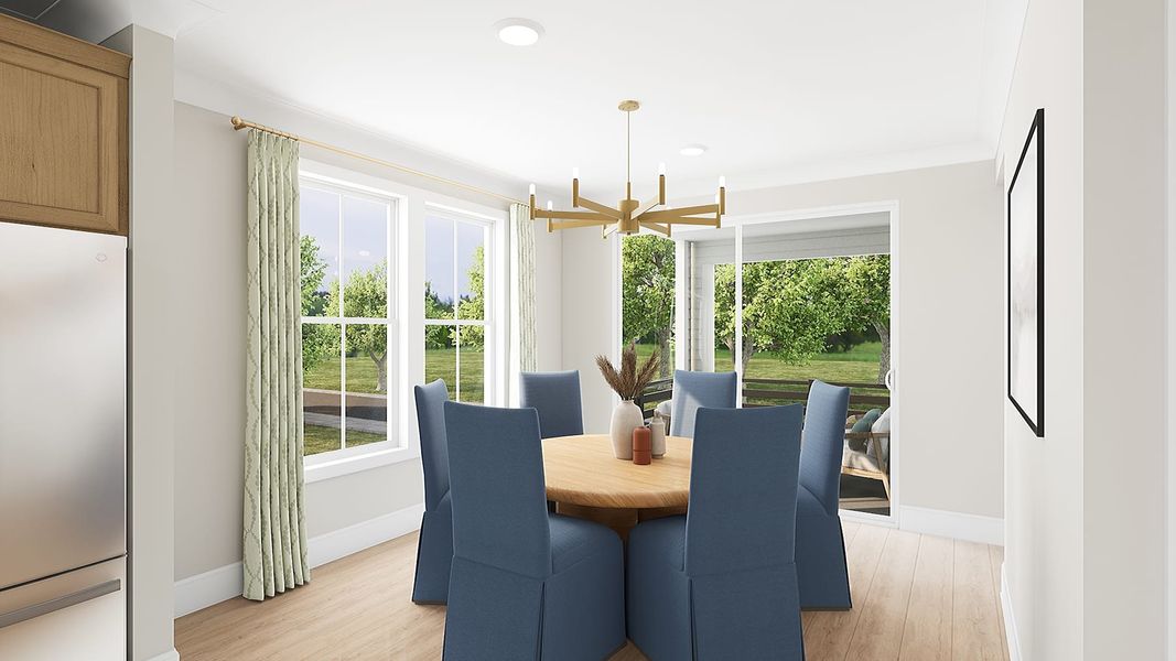 Representative furnished interior of a home built from the Marquis by Tri Pointe Homes in Ascend, Charlotte (Image 3).