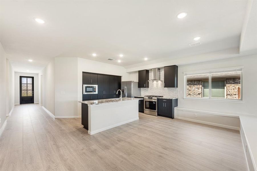 Furnished interior view inside a new home in Eagle Glen Elements, Alvarado (Image 19).