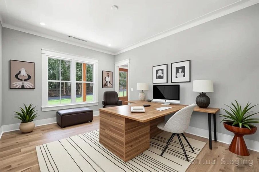 Furnished interior view inside a new home in , Ball Ground (Image 31).