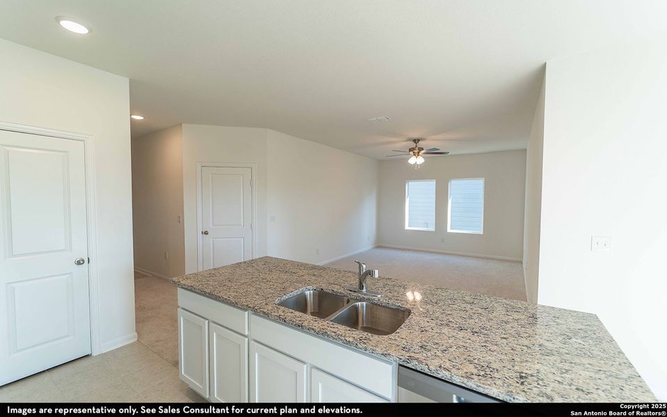 Furnished interior view inside a new home in Willow View, Converse (Image 5). Furnished interior view inside a new home in Willow View, Converse (Image 5).