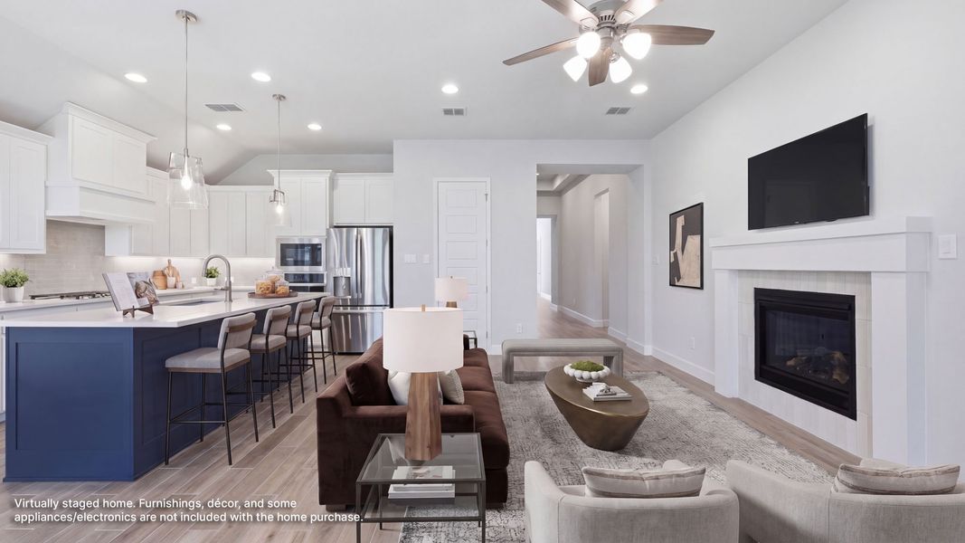 Furnished interior view inside a new home in Ventana, Fort Worth (Image 5).