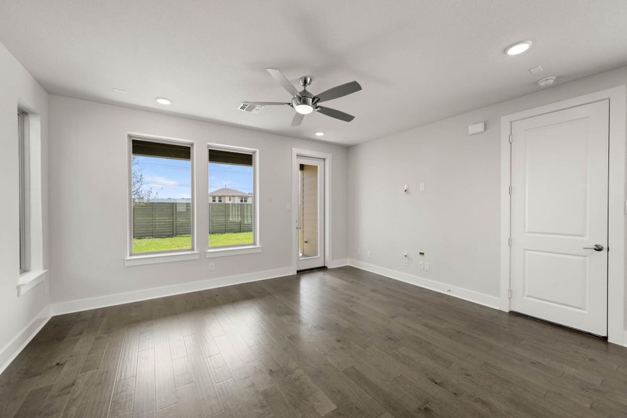 Spacious, unfurnished interior of a new home in Garden Collection at Harvest, Argyle (Image 12). Spacious, unfurnished interior of a new home in Garden Collection at Harvest, Argyle (Image 12).