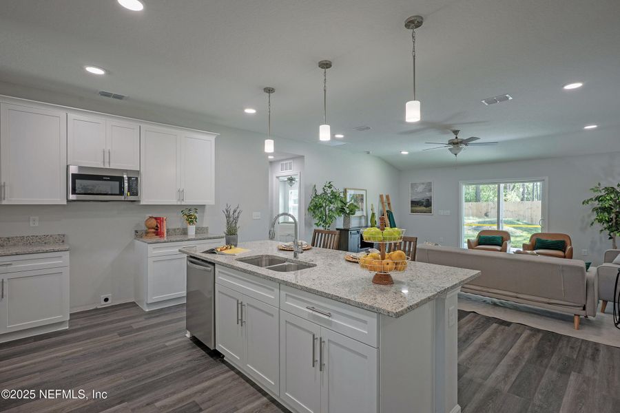 Furnished interior view inside a new home in , Jacksonville (Image 44).
