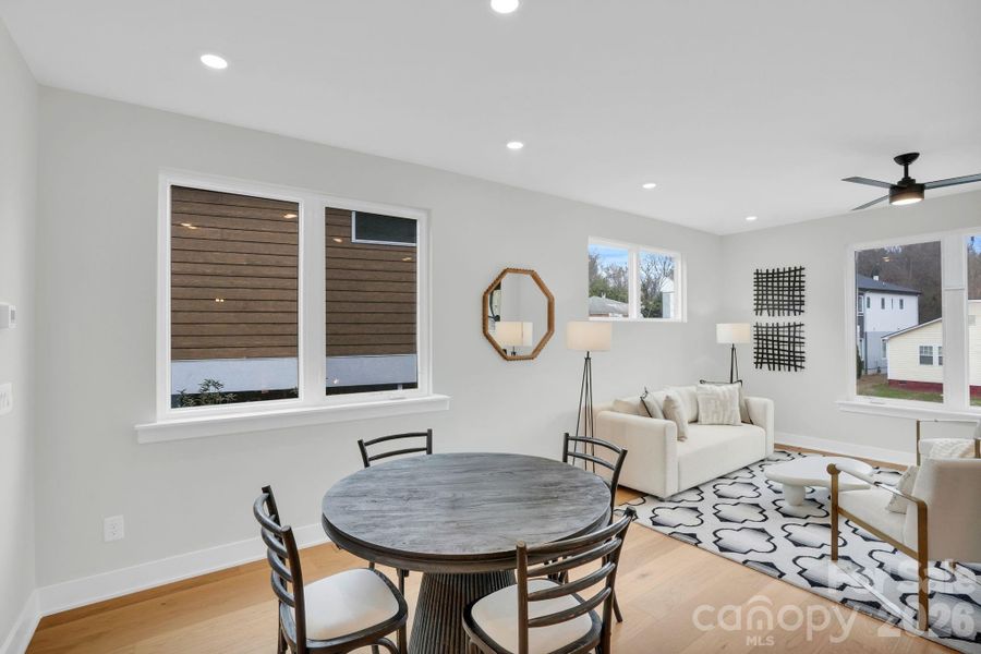 Furnished interior view inside a new home in , Charlotte (Image 42).