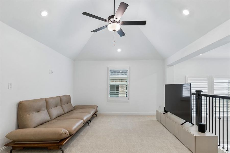 Furnished interior view inside a new home in Fields Villas - Darling Homes, Frisco (Image 12).