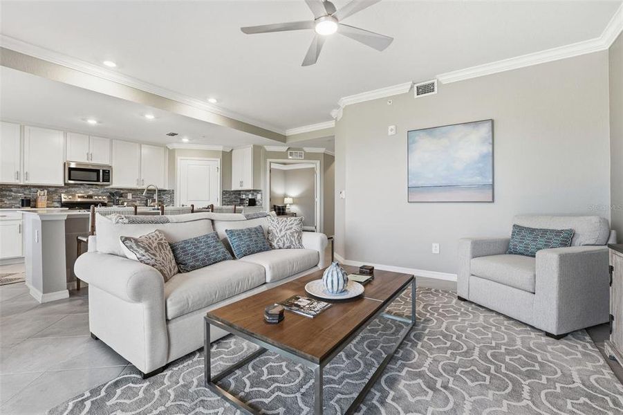 Furnished interior view inside a new home in , Venice (Image 22). Furnished interior view inside a new home in , Venice (Image 22).