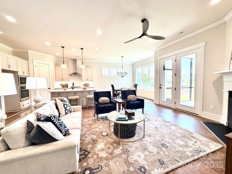 Furnished interior view inside a new home in Cumberland, Concord (Image 9).