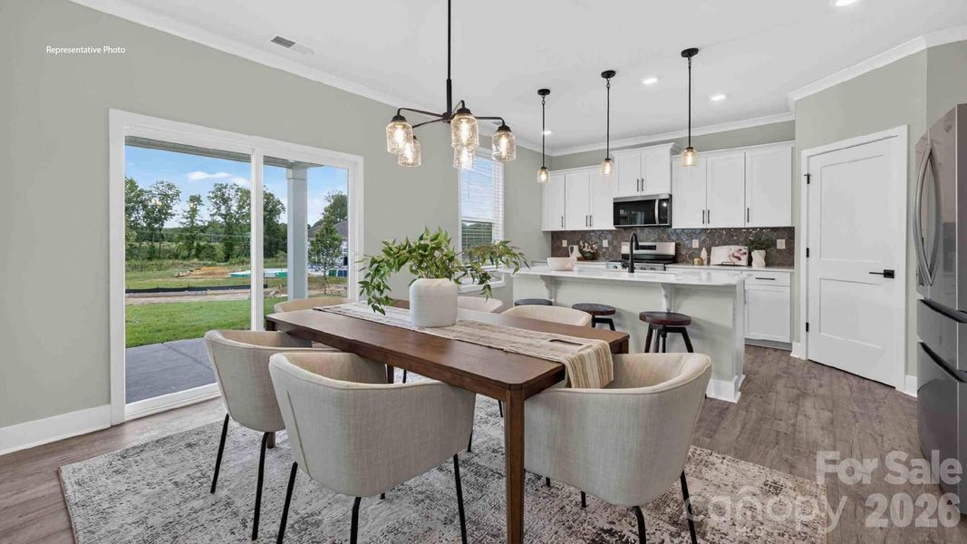 Furnished interior view inside a new home in Westport, York (Image 10).