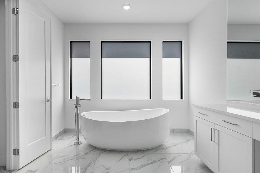 Furnished interior view inside a new home in Lotus Edge, Boca Raton (Image 46).